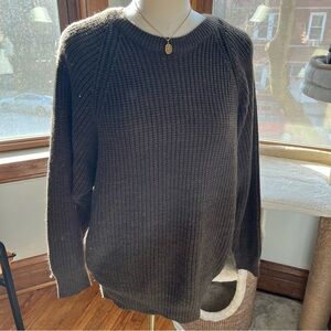 waffle knit sweater